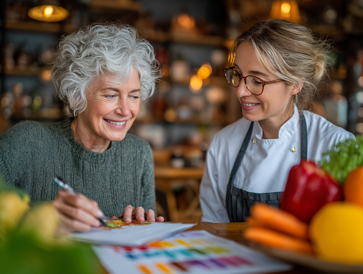 Консультація нутріціолога з клієнтом старшого віку